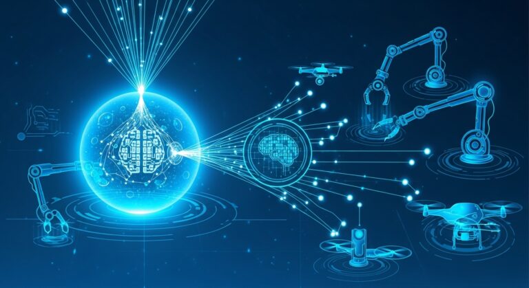 AI agent system environment observe ಮಾಡಿ decision ತೆಗೆದುಕೊಂಡು action perform ಮಾಡುವ autonomous AI illustration