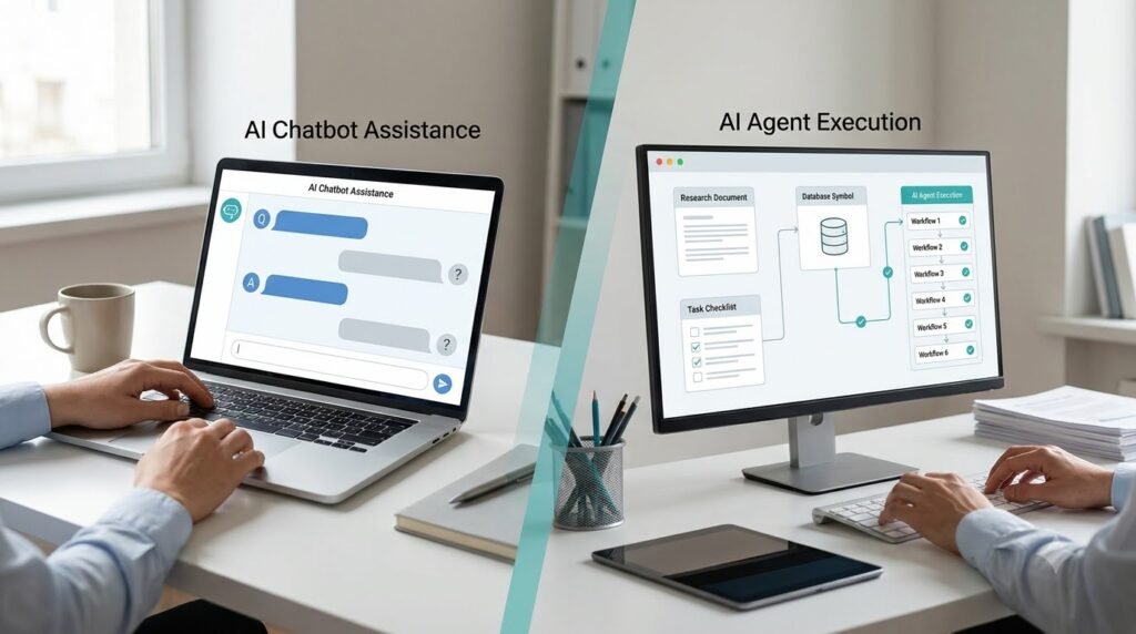 AI Agents vs AI Chatbots: What Is the Difference and When Should You Use Each?