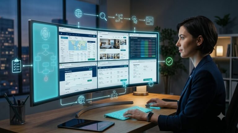 AI Browser Agents browsing websites and completing tasks