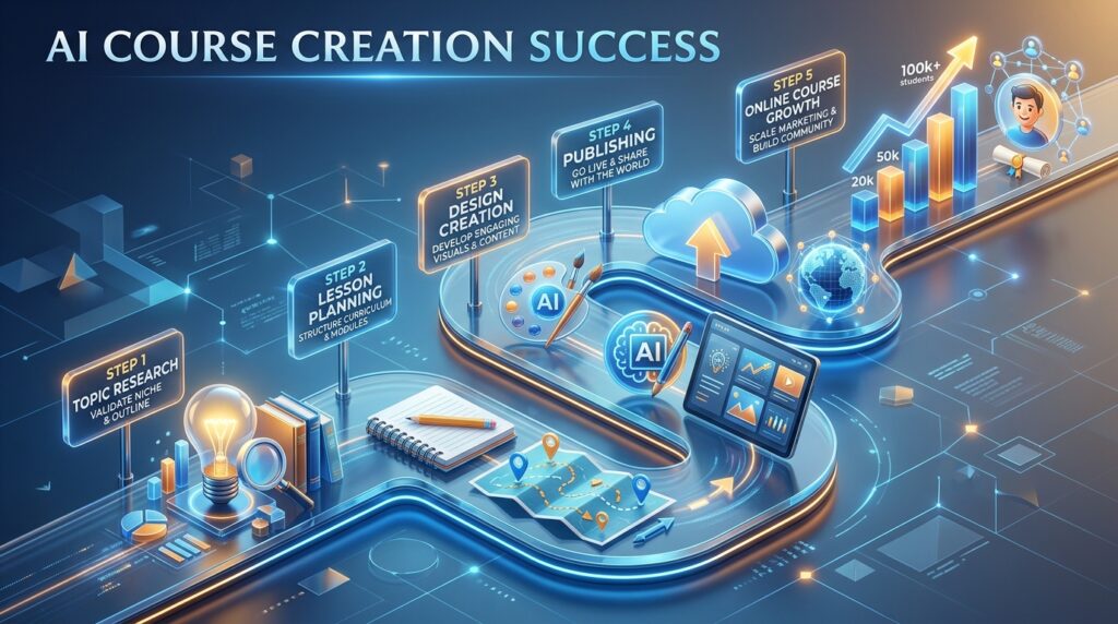 Create Online Course Using AI