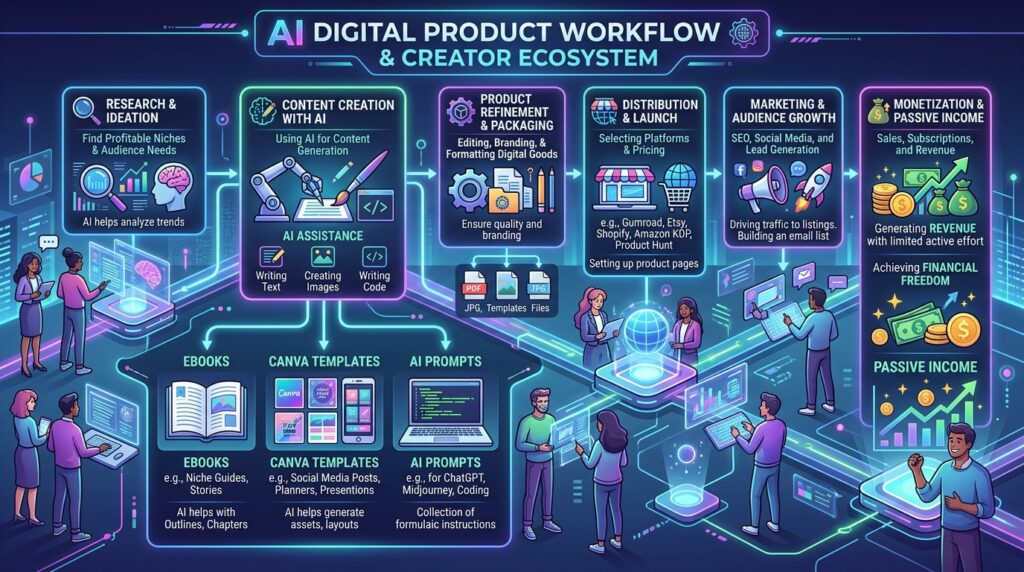 Create Digital Products Using AI