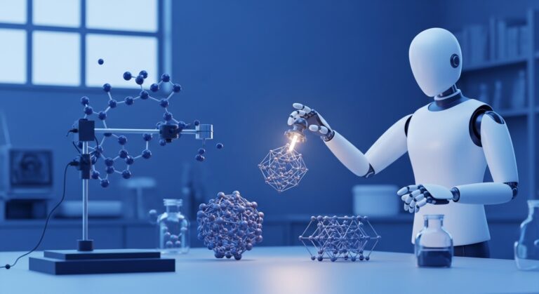 AI model fine-tuning process ನಲ್ಲಿ model parameters optimize ಆಗುತ್ತಿರುವ illustration