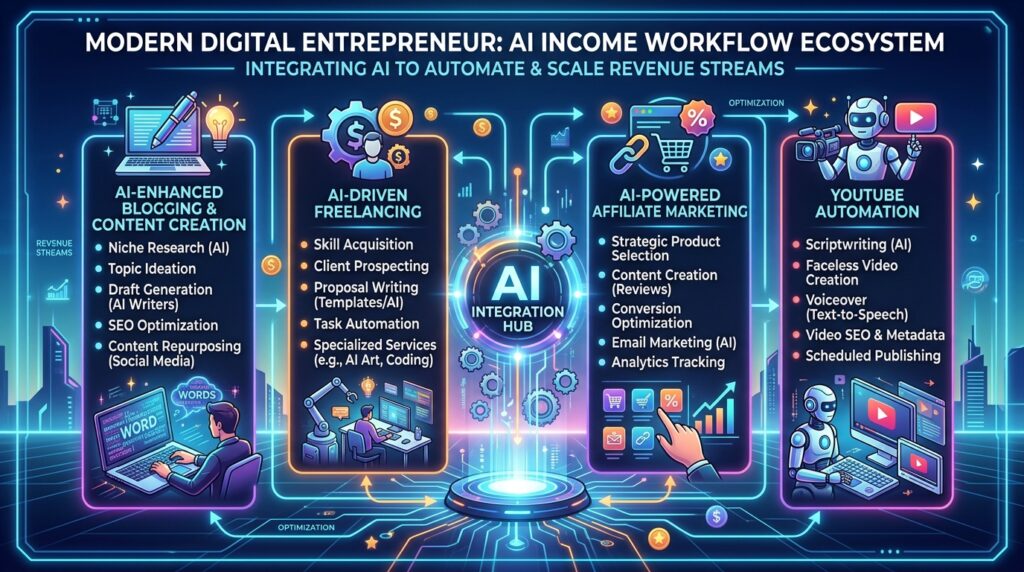 AI income workflow