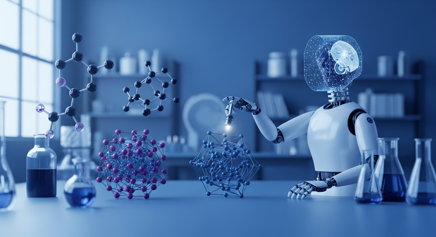 AI neural network nodes data process ಮಾಡುತ್ತಿರುವ technology illustration