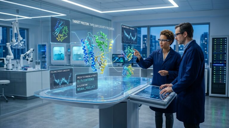 AI protein folding explained