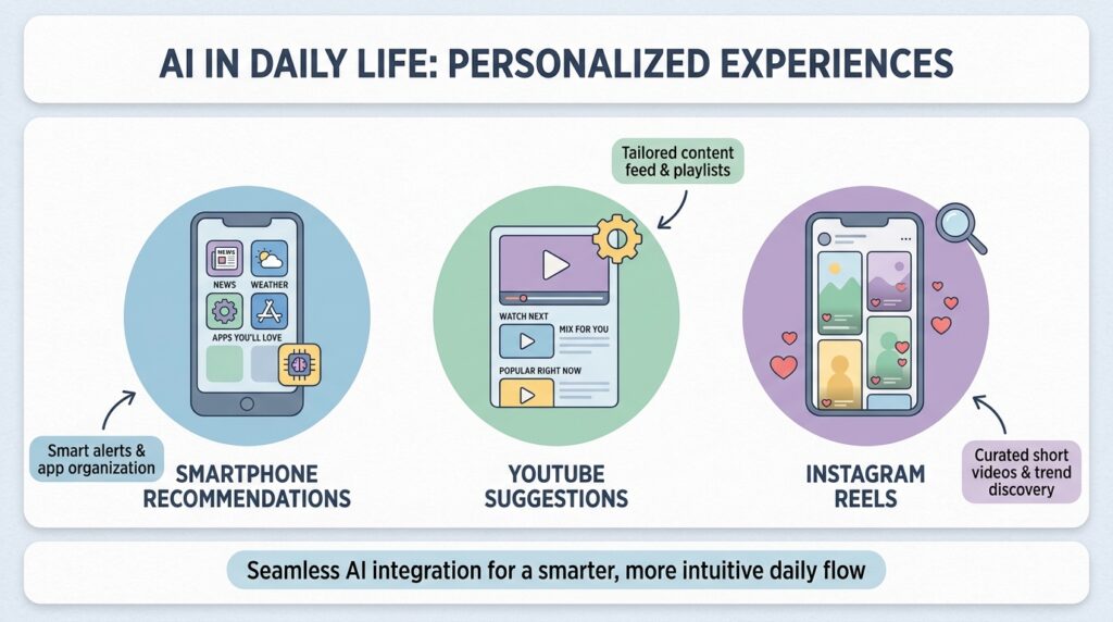 AI real life examples in daily life