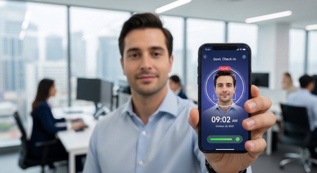 AI Selfie Attendance System Karnataka