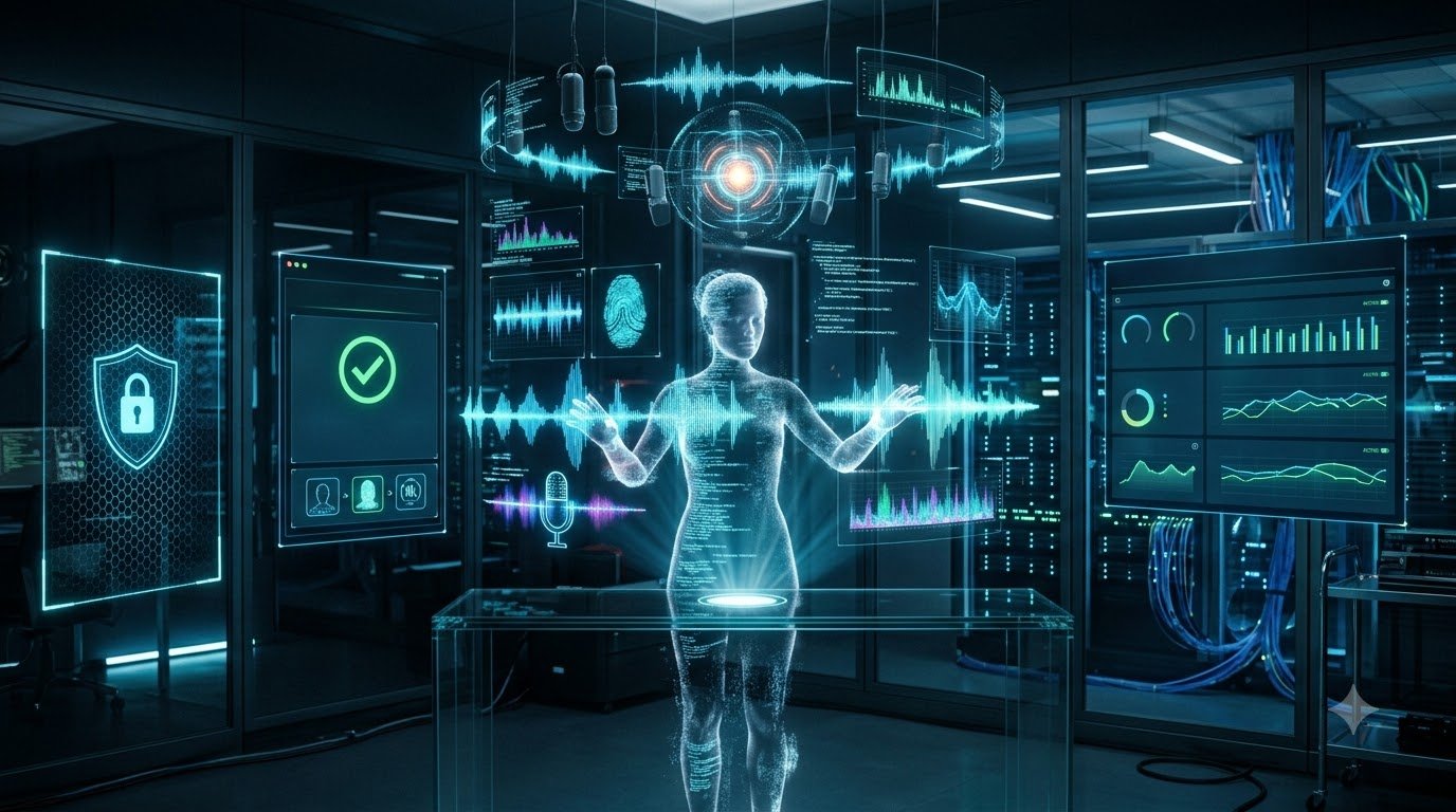 AI Voice Cloning ethics and safety with secure voice authentication.