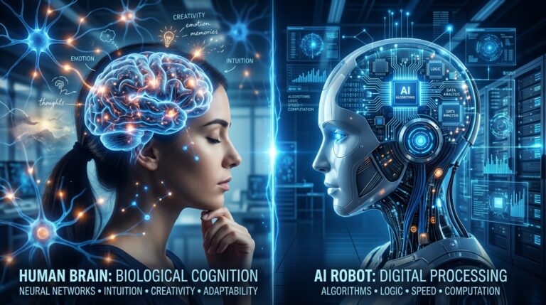 AI vs human intelligence comparison and job impact