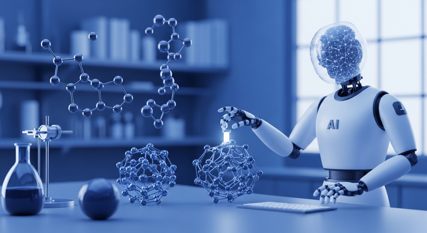 AI system global weather data analyse ಮಾಡಿ climate prediction ಮಾಡುತ್ತಿರುವ illustration