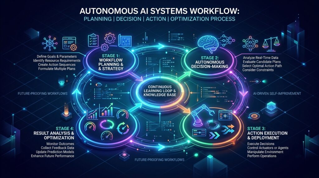 autonomous AI systems workflow