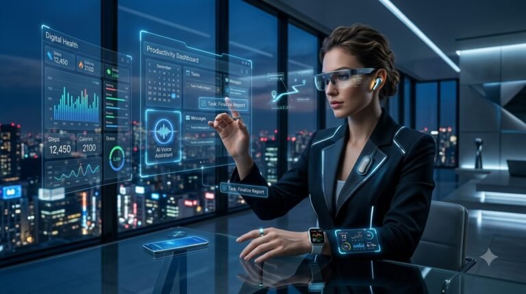 Best AI Wearables and Smart Glasses in 2026 including AI glasses, smart rings, AI earbuds, and wearable assistants.