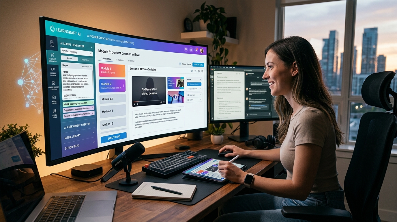 Create Online Course Using AI