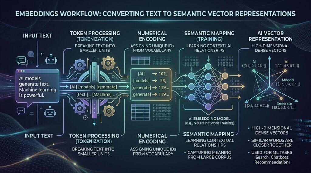 Embeddings workflow