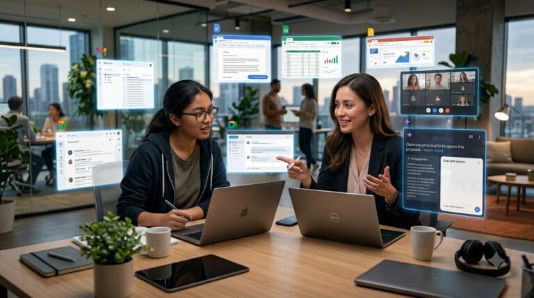 Google Gemini Workspace helping students, professionals and businesses improve productivity with Gemini AI