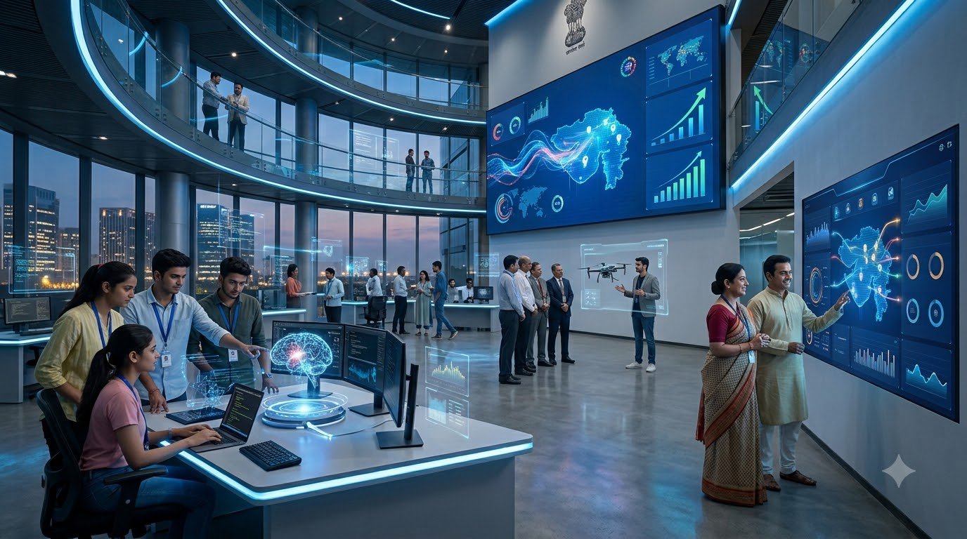 Gujarat AI Initiative supporting students, startups and MSMEs through a ₹100 crore Artificial Intelligence mission.