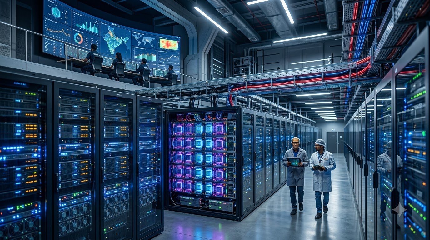 India Sovereign AI Infrastructure with enterprise-ready GPU clusters powering next-generation artificial intelligence.