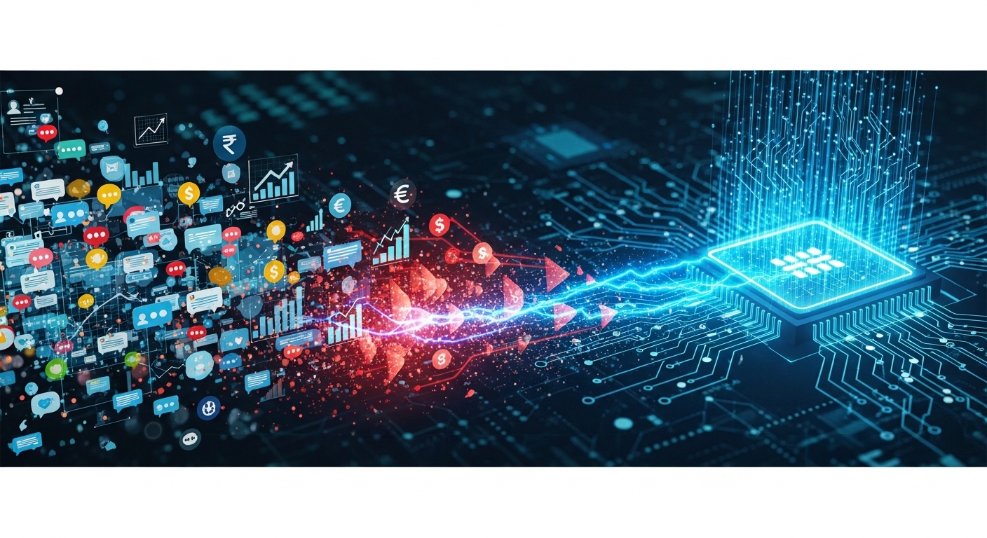 SEBI ಬಳಸುತ್ತಿರುವ AI tool Sudarshan misleading finance posts identify ಮಾಡಿ remove ಮಾಡುತ್ತಿರುವ illustration