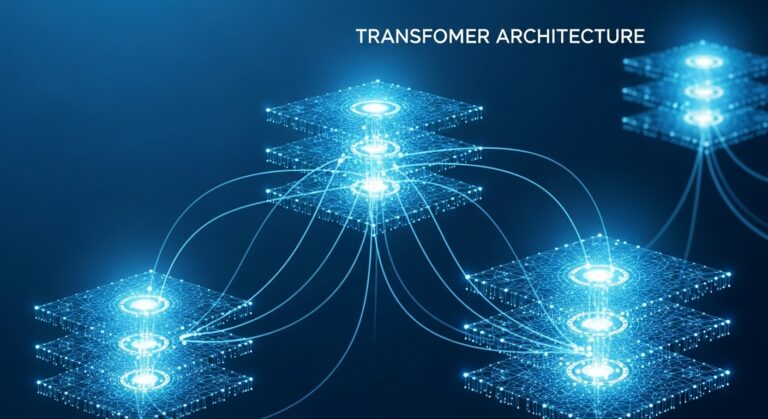AI transformer architecture neural network layers self attention connections visualize ಮಾಡುವ illustration